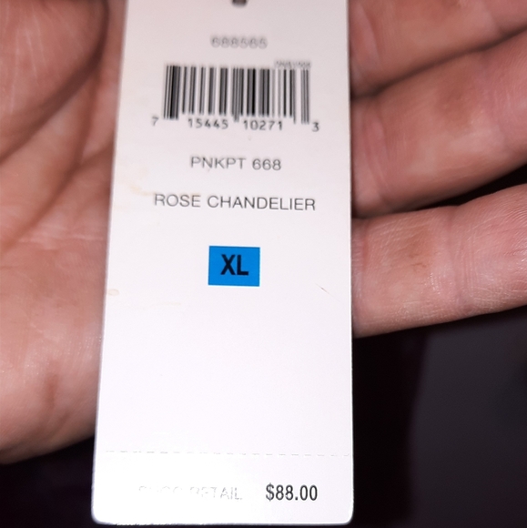 Vintage Oscar de la Renta Pink Label Kaftan Caftan Style House Dress SZ XL NWT - Picture 6 of 6